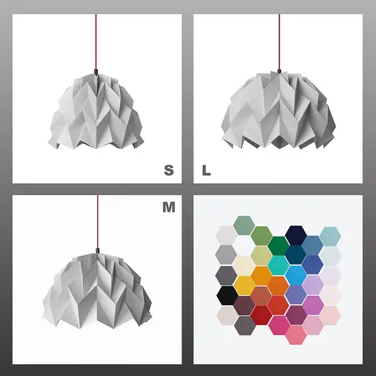 Stwórz własną lampę origami ICEBERG! Szybka wysyłka