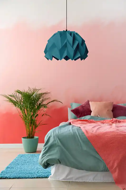 Zniżka Lampa wisząca origami ICEBERG L petrol