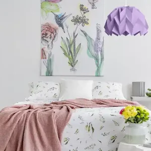 Oferta limitowana Lampa wisząca origami ICEBERG L liliowa