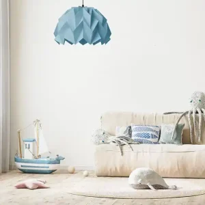 Lampa wisząca origami ICEBERG L niebieska Tylko do końca tygodnia