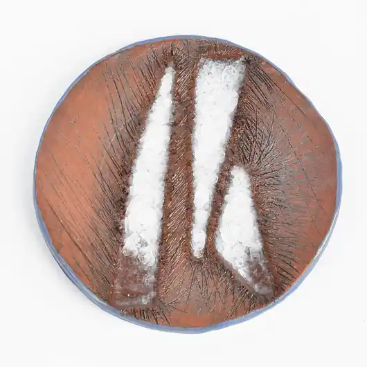 Ceramiczny talerz-patera handmade, Czechy lata 90. Kup online