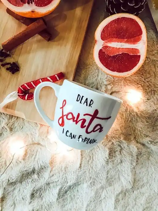 Nie przegap Kubek DEAR SANTA I CAN EXPLAIN