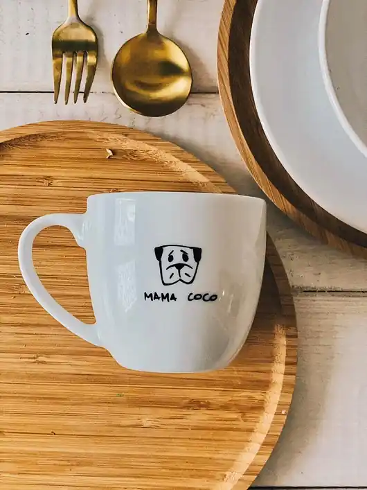 Kubek MAMA MOPSA Z IMIENIEM PSA Kup online