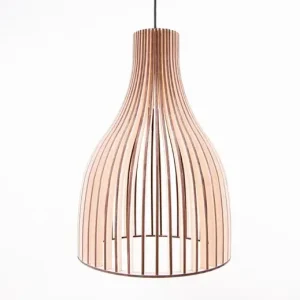 Wyprzedaż Drewniana lampa do kuchni w stylu skandynawskim