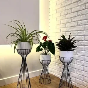 Zestaw kwietników metalowych LOFT Design 3szt. Okazja