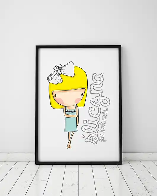 Oferta Plakat. Śliczna po tatusiu