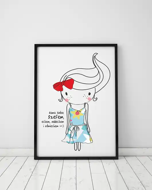 Plakat. Sama sobie szefem Szybka dostawa