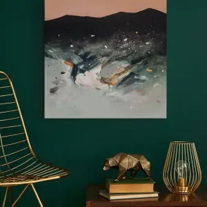 Promocja Po burzy // obraz akrylowy 40x40cm