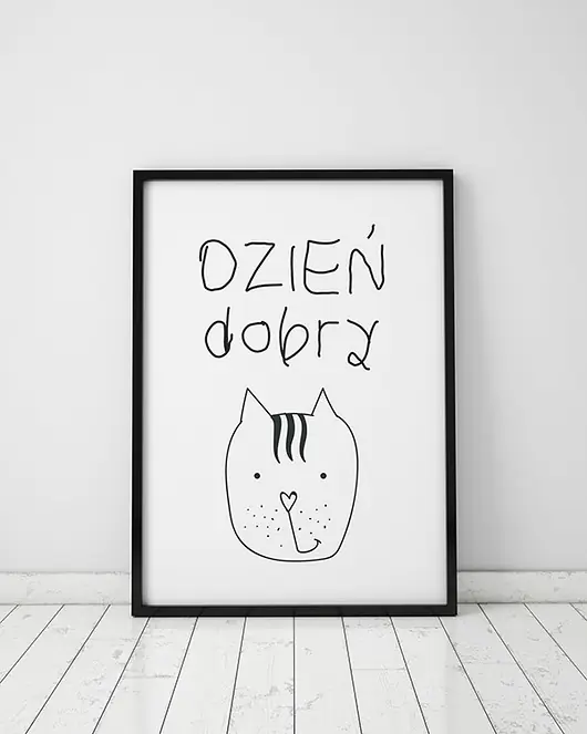 Plakat. Koteczki, dzień dobry Nowość