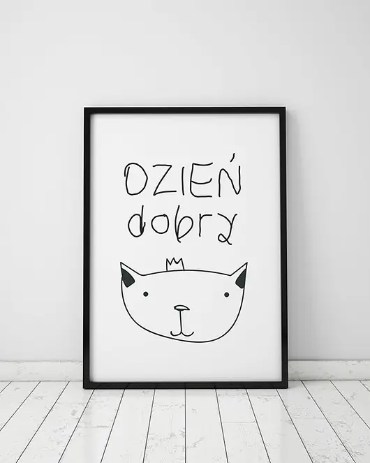 Nowy Plakat. Koteczki, dzień dobry