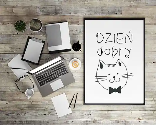 Taniej Plakat. Koteczki, dzień dobry