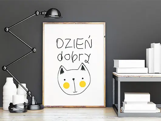 Plakat. Koteczki, dzień dobry Okazja