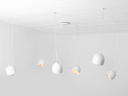 Wyprzedaż Lampa wisząca pająk Popo 6 biała