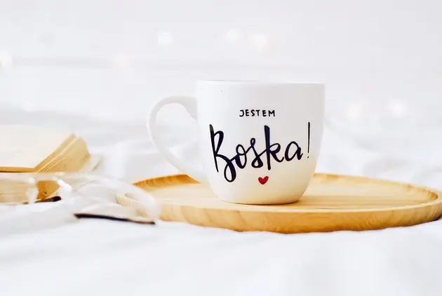 Ekspresowa dostawa Kubek JESTEM BOSKA