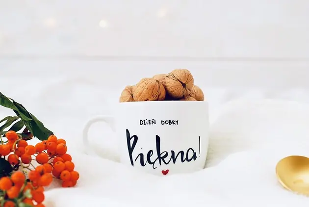 Nowość Kubek DZIEŃ DOBRY PIĘKNA
