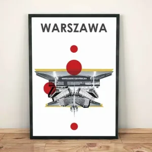 Taniej Plakat "Warszawa Centralna"