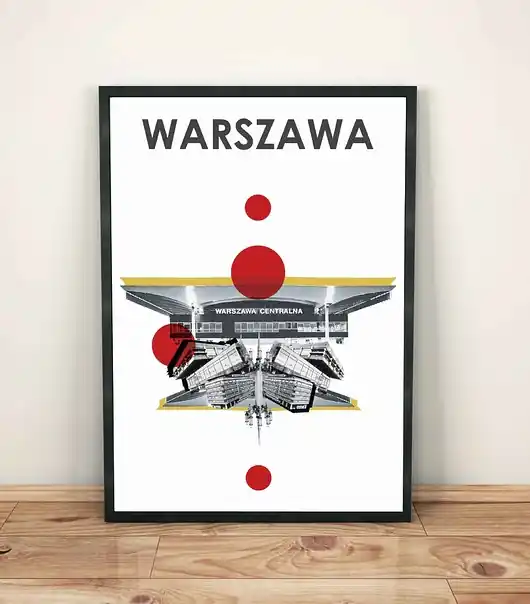 Taniej Plakat "Warszawa Centralna"