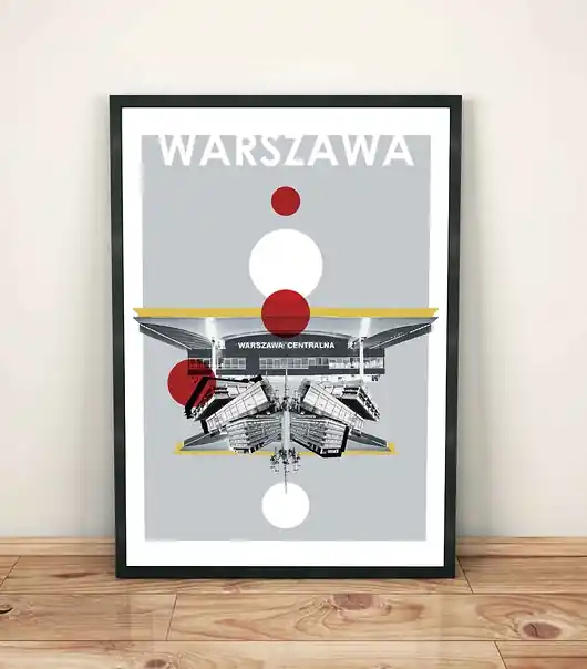 Zniżka Plakat "Warszawa Centralna 2"