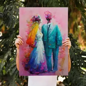 Ekspresowa dostawa Plakat Just Married