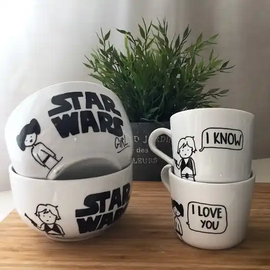 Zestaw misek i kubków STAR WARS Nowy