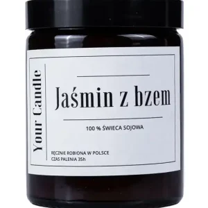ŚWIECA SOJOWA JAŚMIN Z BZEM 180ml-Your Candle Nowość