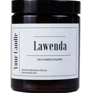 Świeca sojowa o zapachu Lawenda- 180 ml Super okazja