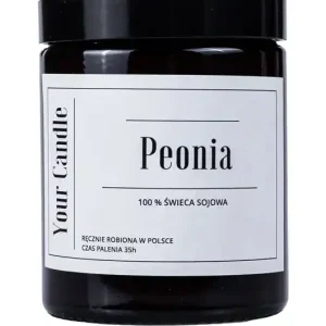 Dostępne od ręki ŚWIECA SOJOWA PEONIA 180ml- Your Candle