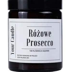 Okazja ŚWIECA SOJOWA RÓŻOWE PROSECCO 180ml- Your Candle