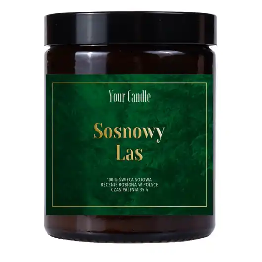 ŚWIECA SOJOWA SOSNOWY LAS 180 ml - YOUR CANDLE Tani