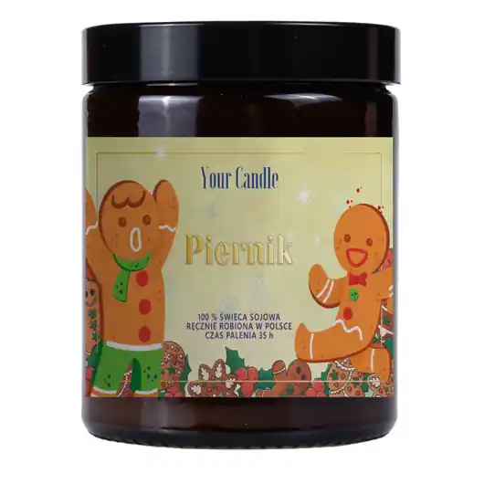 Do wyczerpania zapasów ŚWIECA SOJOWA PIERNIK 180 ml - YOUR CANDLE