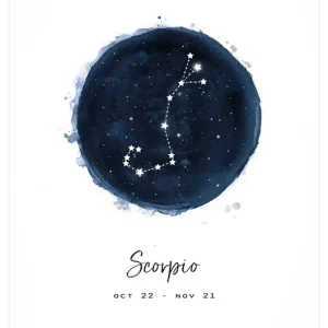 SCORPIO - Constelacja Skorpiona -Art Print Sprawdź teraz