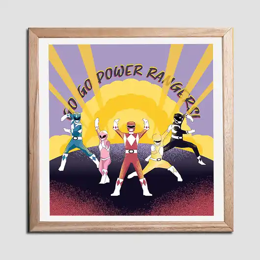 Plakat Power Rangers Zamów dziś