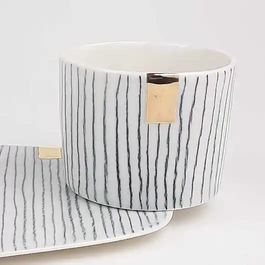 Duża czarka porcelanowa do herbaty B&W Tani