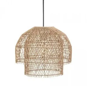 Darmowy zwrot Lampa Wisząca Pleciona Rattan Bardi