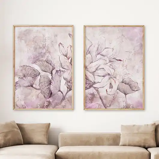 ZESTAW plakatów Lilly Blush 100x70 Kup teraz