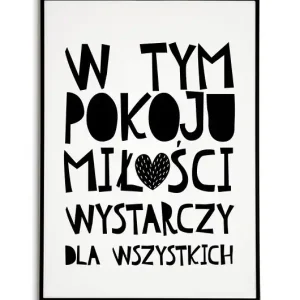 Bestseller Plakat motywacyjny dla dziecka NAPISY