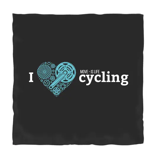 Poduszka. I love cycling Popularny