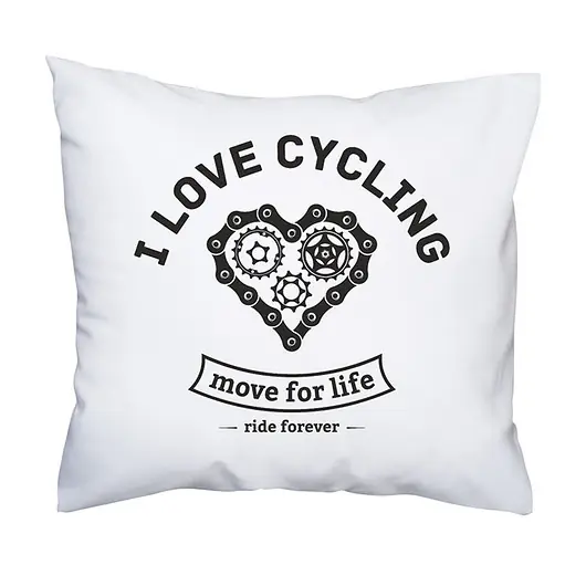 Poduszka. I love cycling Bestseller