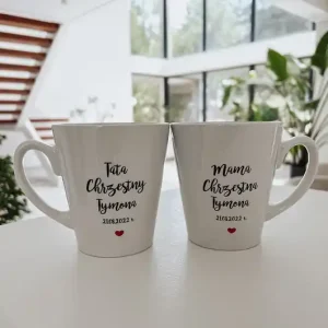 Kubki dla rodziców chrzestnych Wybór klientów