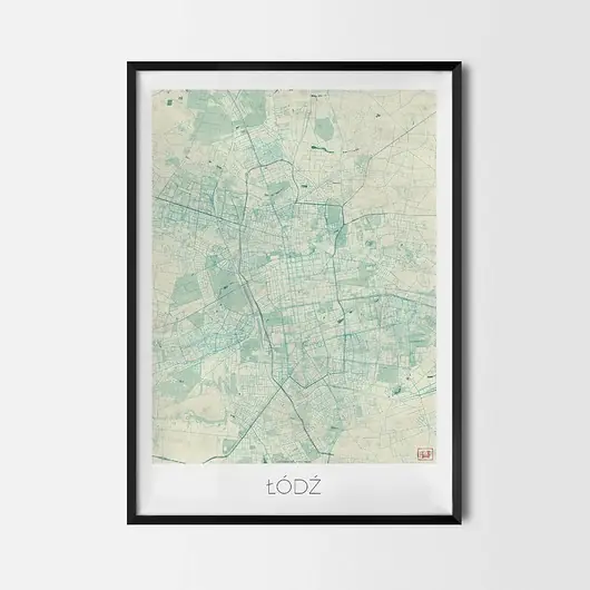 Plakat Łódź - CityArtPosters Bezpieczne zakupy