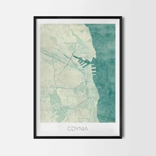 Plakat Gdynia - CityArtPosters Promocja