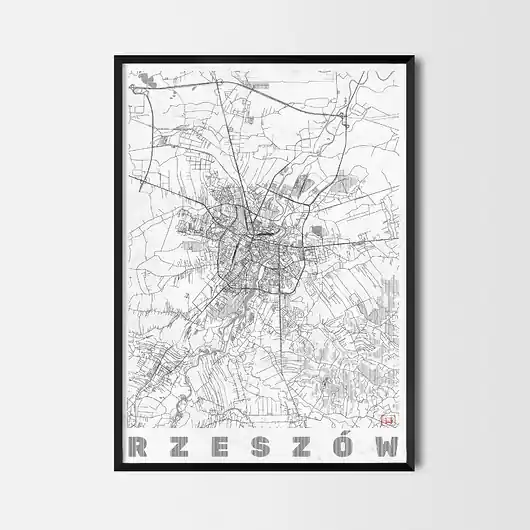 Plakat Rzeszów - CityArtPosters Premium