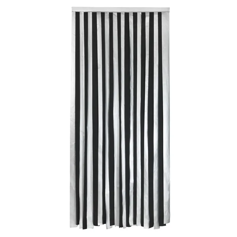 Zniżka Zasłona termiczna na drzwi w czarno-srebrnym kolorze 90x200 cm – Maximex Bonami