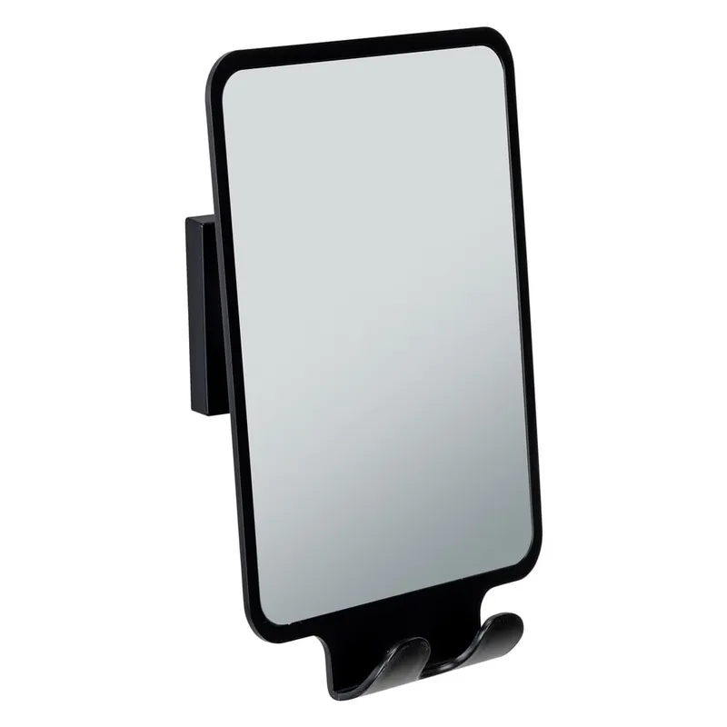 Wybór klientów Lustro kosmetyczne z wieszakiem 14x19.5 cm Quadro Black – Wenko Bonami