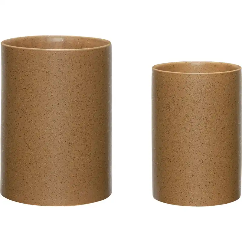 Oferta limitowana Ceramiczne doniczki zestaw 2 szt. ø 18 cm Edna – Hübsch Bonami