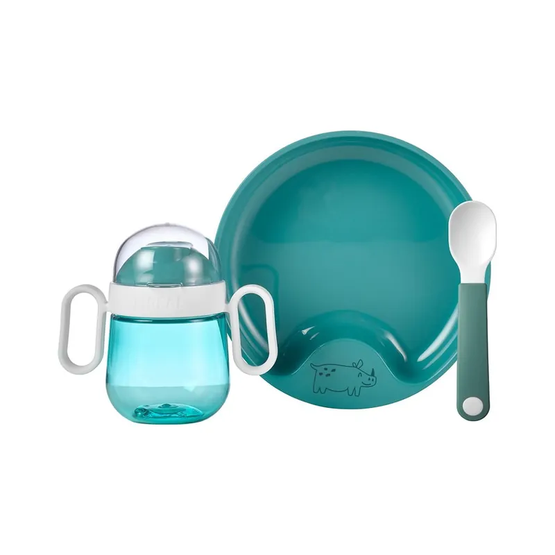 Zestaw naczyń dla dzieci 3 szt. Deep turquoise – Mepal Bonami Hit cenowy