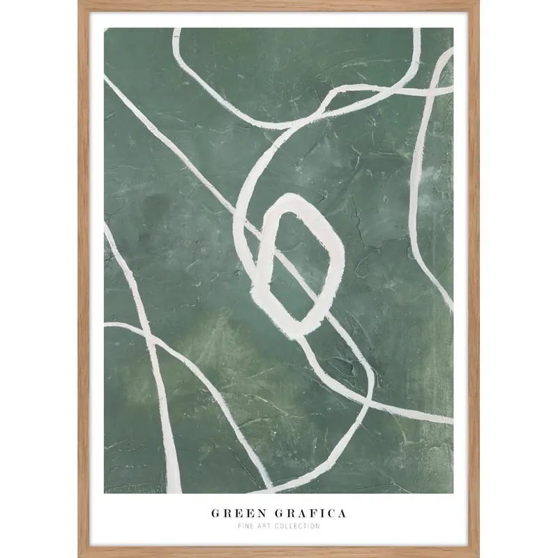 Obraz 52x72 cm Green Grafica – Malerifabrikken Bonami Sprawdź teraz