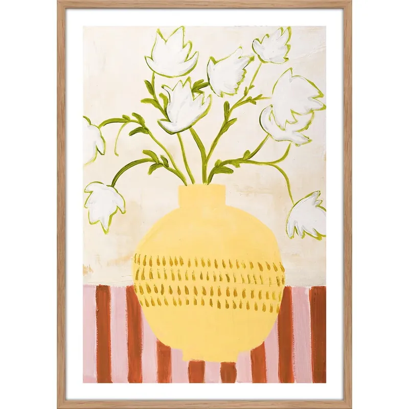 Bestseller Obraz 52x72 cm Yellow Vase – Malerifabrikken Bonami