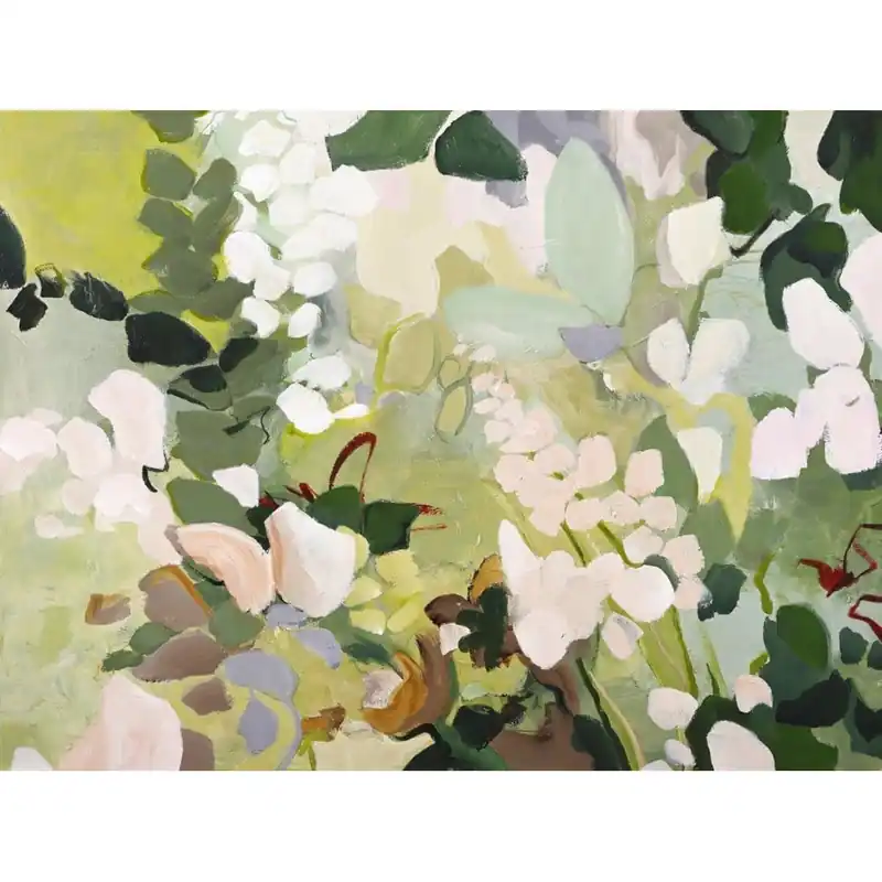 Obraz z ręcznie malowanymi elementami 90x118 cm Green Garden – Malerifabrikken Bonami Promocja