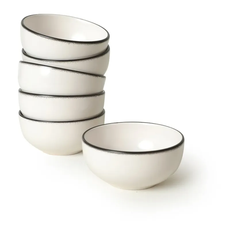 Białe ceramiczne miski zestaw 6 szt. – Hermia Bonami Kup online